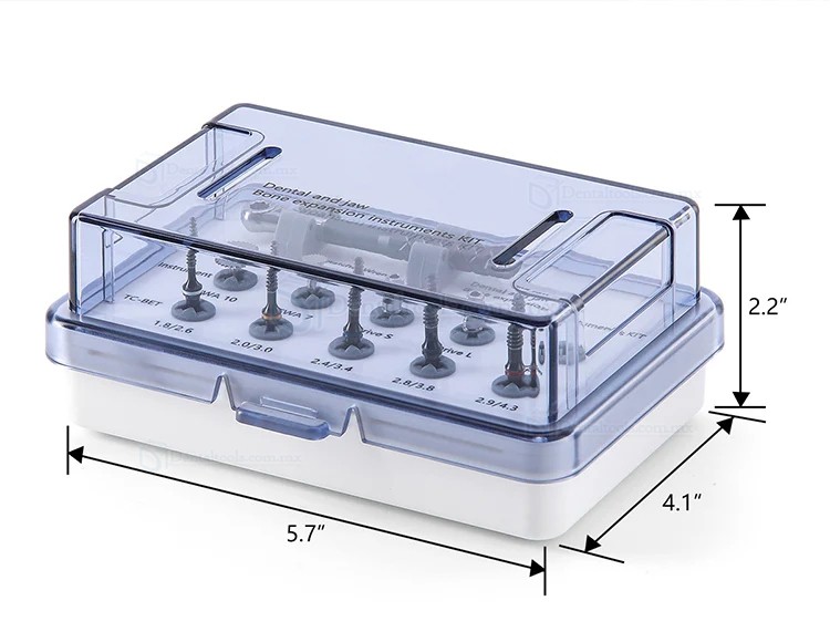 Kit de Instrumentos para Expansi&oacute;n &Oacute;sea en Acero Inoxidable Herramientas para Implantes